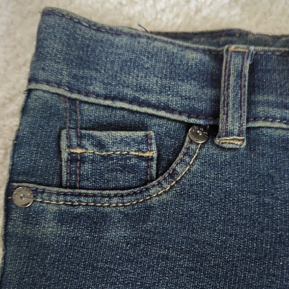 DKNY Denim Knit Jeans Dark Blue